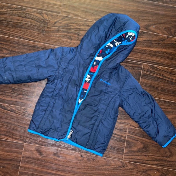 Boys Reversible Columbia Coat - Picture 1 of 3